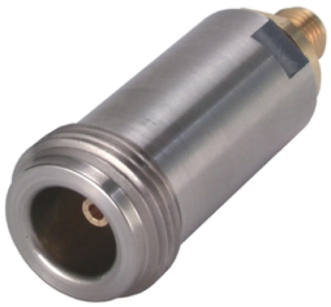 Produktfoto 1 von Huber+Suhner HF Adapter, 50 Ω, Gerade, 18 GHz Stecker Stecker, Koaxial Nennspannung