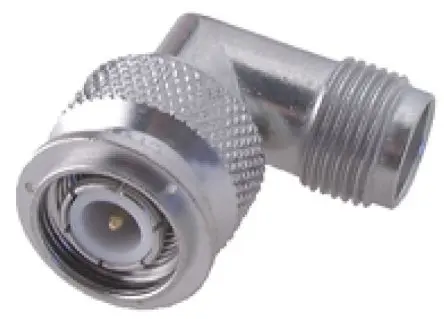 Produktfoto 1 von Huber+Suhner HF Adapter, 50 Ω, gewinkelt, 11GHz Stecker Buchse, Koaxial Nennspannung