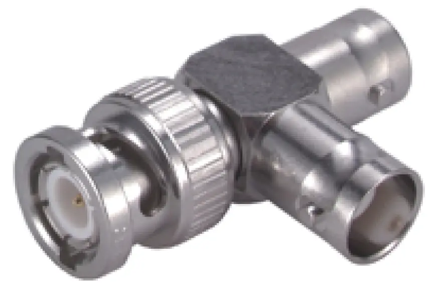 Produktfoto 1 von Huber+Suhner HF Adapter, 50 Ω, T, 4 GHz Buchse Stecker, Koaxial Nennspannung
