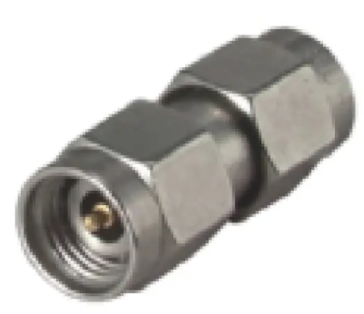 Produktfoto 1 von Huber+Suhner HF Adapter, 50 Ω, Gerade, 40 GHz Stecker Stecker, Koaxial Nennspannung