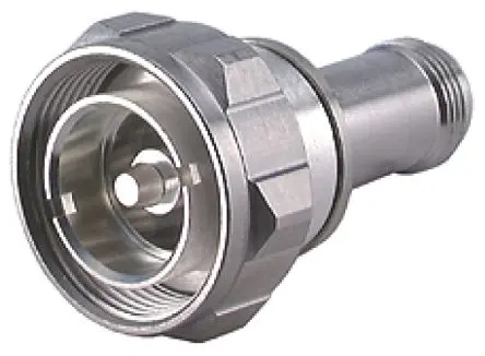 Produktfoto 1 von Huber+Suhner HF Adapter, 50 Ω, Gerade, 7.5GHz Stecker Buchse, Koaxial Nennspannung