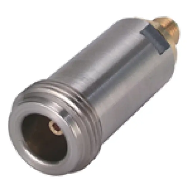 Produktfoto 1 von Huber+Suhner HF Adapter, 50 Ω, Gerade, 18 GHz Stecker Stecker, Koaxial Nennspannung