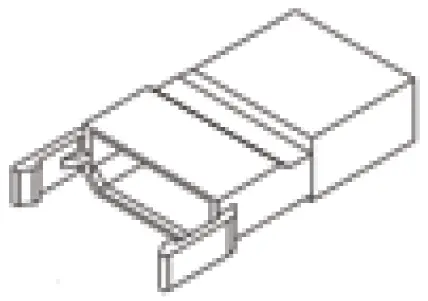 Produktfoto 1 von TE Connectivity FASTIN-FASTON .110 Crimpkontaktgehäuse, Gr. 2.79 mm, Stecker, Nylon, B 2.79 mm, Natur, 3-polig
