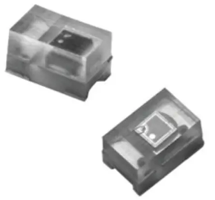 Produktfoto 1 von Vishay TEMT Oberfläche ±60 ° Fototransistor Sichtbares Licht 4.5 μs / 39 μA, 2-Pin 0805