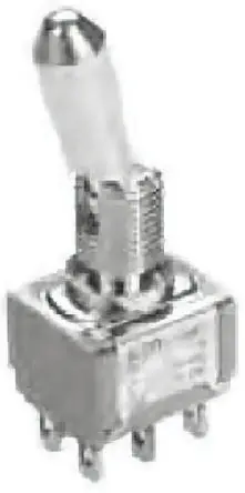 Produktfoto 1 von TE Connectivity Panel Kippschalter 2-poliger Wechsler, Ein-Ein, 28 V dc, 125 V ac, 5A, Lot