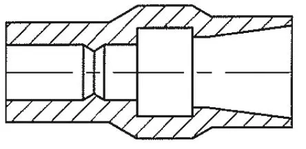 Produktfoto 1 von TE Connectivity Crimpkontaktgehäuse, Steckerbuchse, Polyvinylchlorid, Natur, 1-polig