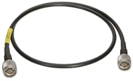 Produktfoto 1 von Huber+Suhner Messleitung Stecker / Stecker, Schwarz 1 m, 3kV