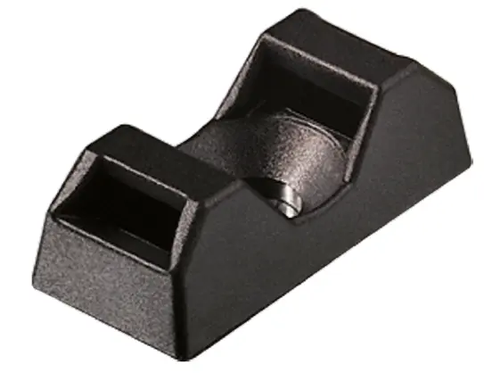 Produktfoto 1 von HellermannTyton CTQM5 Befestigungssockel, Nylon 6.6 Schwarz 21 mm x 5 mm Kabelbinder x 9.5 mm für 4.5 mm