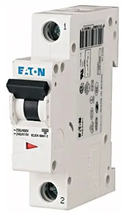 Produktfoto 1 von Eaton xEffect Miniaturüberlastschalter Typ C, Pol 1-polig 500 mA 400 V ac, Abschaltvermögen 6 kA xEffect