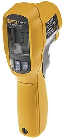 Produktfoto 1 von Fluke 62 MAX Infrarot Thermometer, -30 °C 10:1, bis +500 °C, ± 1.5 °C, Fahrenheit, °C, F