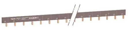 Produktfoto 1 von Schneider Electric, iC60 Reihe Stromschiene, 1 -phasig, 415 V ac 100A, 18 mm Raster, Acti9 Reihe