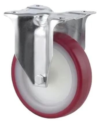 Produktfoto 1 von Tente Feststehend Rolle, Rad ø 80 mm, 200 kg, Ges H. 108 mm, Rad B. 32 mm