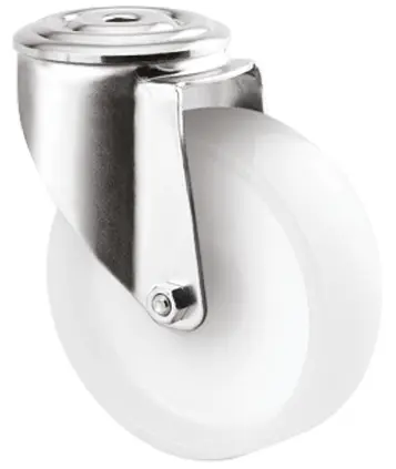 Produktfoto 1 von Tente Drehlager Lenkrolle, Rad ø 80mm, 150kg, Ges H. 108mm, Rad B. 34mm, Bolzen, Polyamid-Material