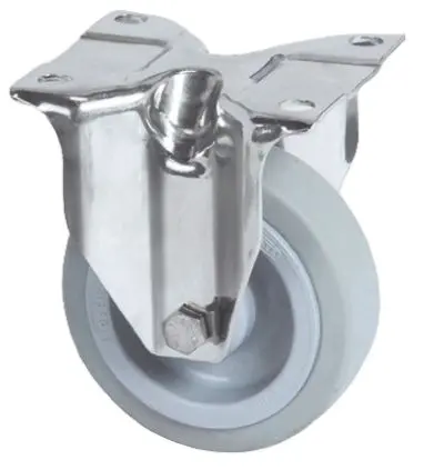 Tente Feststehend Rolle, Rad ø 100 mm, 160 kg, Ges H. 128 mm, Rad B. 34 mm, Polyamid