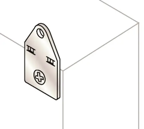 Produktfoto 1 von ABB Wandhalterung, für SRX-Gehäuse SR/SRN