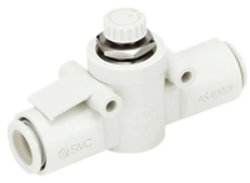 Produktfoto 1 von SMC Schnellauslassventil, Serie AS, Rohr-Anschluss , 6mm, max. 1,5 MPa, 1 MPa