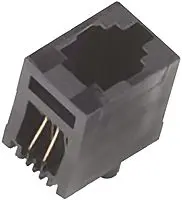 Produktfoto 1 von MH Connectors MHRJJ Buchse RJ22-Steckverbinder, 1-Port 4-polig Ungeschirmt Kabel Gerade