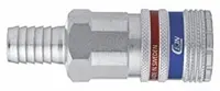 Produktfoto 1 von CEJN Pneumatische Schnellsteckkupplung Messing, Stahl Stecker/Buchse, ISO-Norm, Standard & belüftete Sicherheit, 13mm
