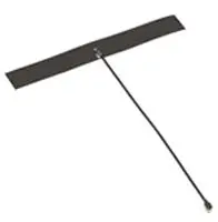 Produktfoto 1 von Molex 105262 ISM-Band Antenne Vierkant, U.FL 1.3 dBi bis 915 MHz, Länge 150 mm, Klebend