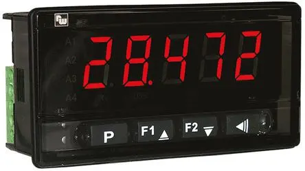 Produktfoto 1 von Wachendorff LED Multifunktions-Panel-Messgeräte für Spannung, Strom, Temperatur H 45.5 mm B 93 mm 5-Stellen T. 35 mm 16