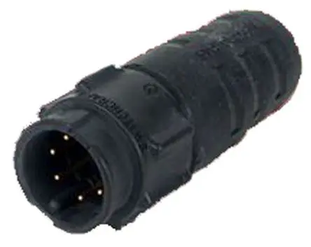 Produktfoto 1 von Switchcraft EN2 Standard Rundsteckverbinder Stecker 2-polig Stecker 13A Kabel IP68, IP69K