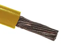 Produktfoto 1 von RS PRO H07V2-K Einzeladerleitung 6mm², 10 AWG 100m Gelb PVC isoliert Ø 5.1mm 84/0,3 mm Litzen