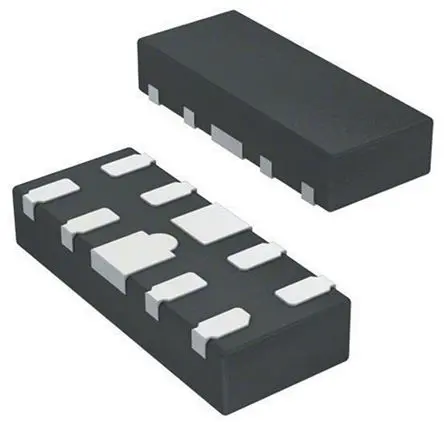 Produktfoto 1 von Texas Instruments 6 ESD-Schutzarray Unidirektional Array komplex 11 V min., 10-Pin, Oberfläche UQFN