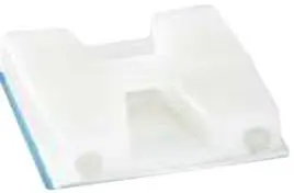Produktfoto 1 von Thomas & Betts Befestigungssockel, Nylon 6.6 Blau 28.58 mm x 4.8 mm Kabelbinder x 28.58mm