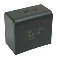 Produktfoto 1 von Vishay MKP1848C DC-Link Folienkondensator 100μF ±5% / 500V dc, THT Raster 52.5mm