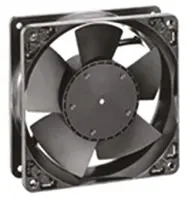 ebm-papst 4100 N Axiallüfter, Kugel, 12V dc / 4.9 W, 3200 U/min, 180 m³/h IP68 119 mm 38mm 38 mm