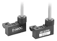 Produktfoto 1 von SMC Pneumatikzylinder & Betätiger-Schalter D-A7 Reed 100V ac/dc LED Anzeige
