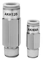 Produktfoto 1 von SMC Pneumatik-Rückschlagventil Serie AKH / NPT 1/2-Stecker, -100 kPa → 1 MPa