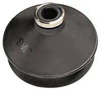 Produktfoto 1 von Silikonkautschuk Flach Vakuumschale, SMC Serie ZP, Ø 40 mm