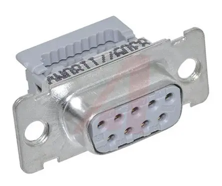 Produktfoto 1 von 3M 8309 D-Sub-Steckverbinder gewinkelt, 9-polig 2.76 mm Raster, Kabel Buchse