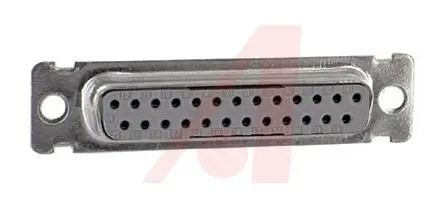 Produktfoto 1 von 3M 8300 D-Sub-Steckverbinder gewinkelt, 25-polig 1.27 mm Raster, Kabel Buchse