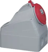 Legrand P17 Tempra Pro Leistungssteckverbinder Buchse Rot 3P + E, 415 V / 16A, Wandmontage IP44