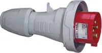 Produktfoto 1 von Legrand P17 Tempra Pro Leistungssteckverbinder Rot 3P+PE, 415V, Kabel Gerade IP66, IP67 32A