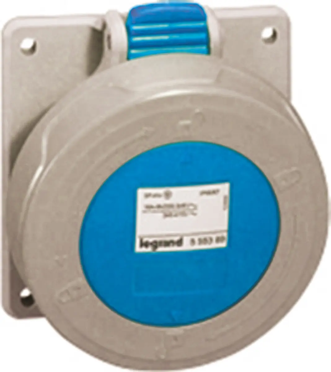 Produktfoto 1 von Legrand P17 Tempra Pro Leistungssteckverbinder Blau, 230V / 16A, Panel IP66, IP67