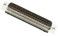 Produktfoto 1 von MH Connectors MH105 D-Sub-Steckverbinder Gerade, 37-polig 2.77 mm Raster, Kabel