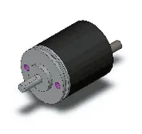 Produktfoto 1 von Omron E6A2 Inkremental Drehgeber Inkremental 100/U, 5000U/min, 12 → 24 V dc, NPN, Open Collector Vollwelle mit Ø