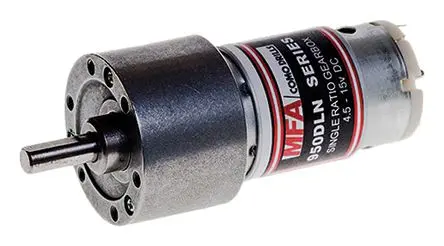 Produktfoto 1 von RS PRO 950DLN Bürsten-Getriebemotor DC-Getriebemotor bis 29 Ncm, 12V dc / 7 W, 7300U/min, Wellen-Ø 6 mm, 35mm x 70.5 mm