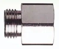 Produktfoto 1 von Adaptaflex NPB Messing Kabelrohr Befestigung Kabelrohr PG21 Silber Vernickelt-Finish