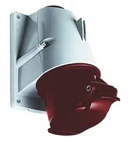 Produktfoto 1 von Amphenol Industrial Easy & Safe Leistungssteckverbinder Rot, 415V 3P+PE / 16A, Panel IP44
