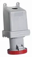Produktfoto 1 von Amphenol Industrial Tough & Safe Leistungssteckverbinder Rot, 415V 3P+PE / 125A, Wand IP67