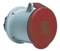 Produktfoto 1 von Amphenol Industrial Easy & Safe Leistungssteckverbinder Rot, 415V 3P+N+PE / 63A, Panel IP44