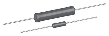 Produktfoto 1 von Vishay CW Gewickelt Widerstand, Axial 56 Ω 5 % / 13 W