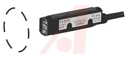 Produktfoto 1 von Eaton Kubisch Optischer Sensor, Diffus, Bereich 50 mm, NPN/PNP Ausgang, Anschlusskabel