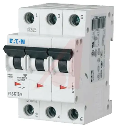 Produktfoto 1 von Eaton xEffect Miniaturüberlastschalter Typ C, Pol 3-polig 50 A 415 V ac, Abschaltvermögen 10 kA xEffect