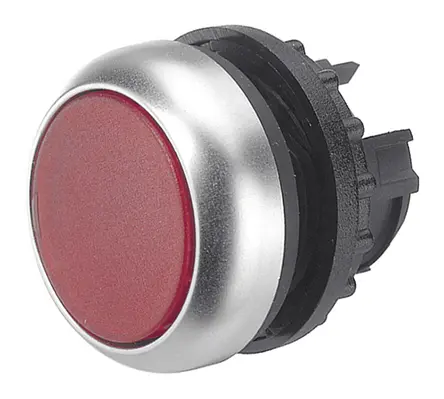 Produktfoto 1 von Eaton M22 Drucktastenkopf Ø 22 mm, Rot Tastend Rund Kuppelförmig Kunststoff, IP67