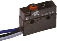 Produktfoto 1 von ZF Mikroschalter Taste-Betätiger Lot, 1-poliger Wechsler, 250 V ac, 10A IP67 340cN -40 °C - 120 °C